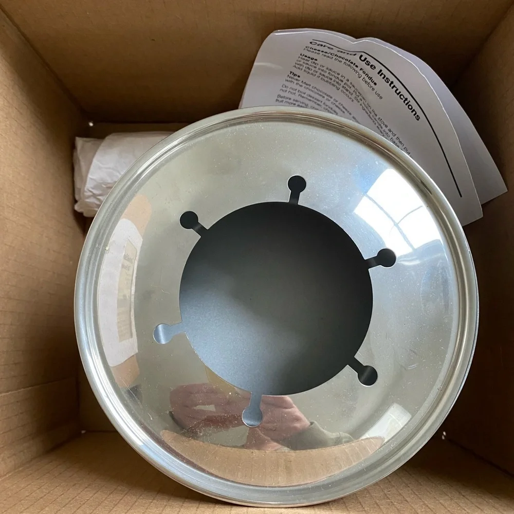 Crate&Barrel Fondue Stainless Steel
